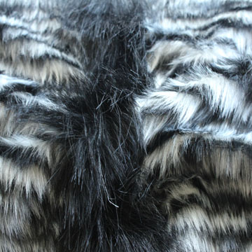 Jacquard high pile fur