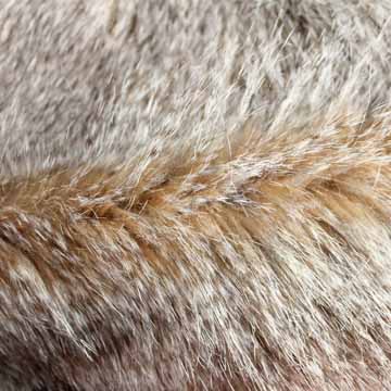 Imitation pheasant fur